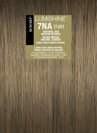 Joico Lumishine Permanent Créme - 7NA (7.01) Natural Ash Medium Blonde Hajfesték 74ml főképe